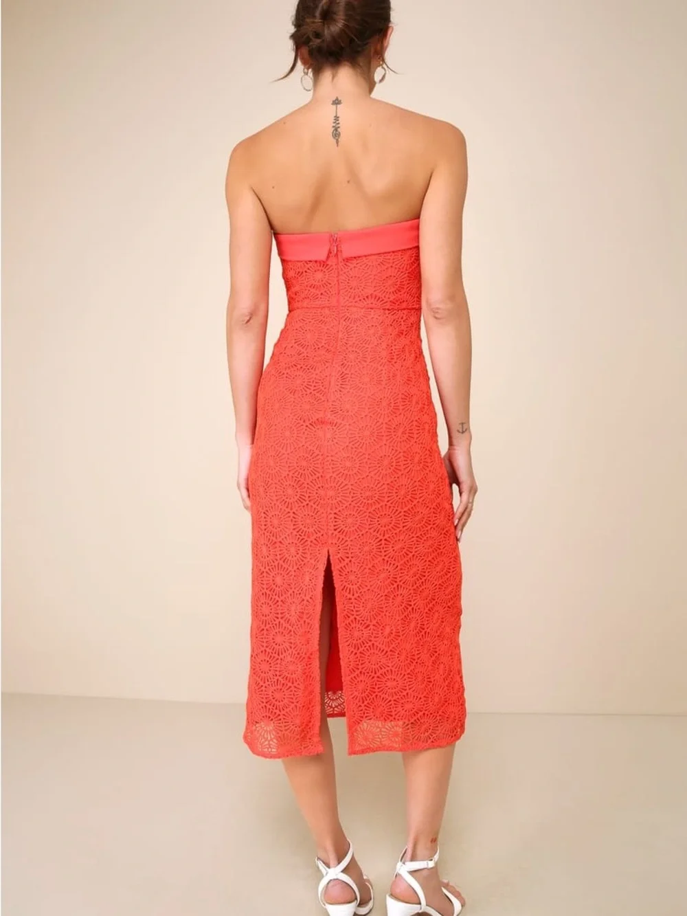 Lulus strapless midi